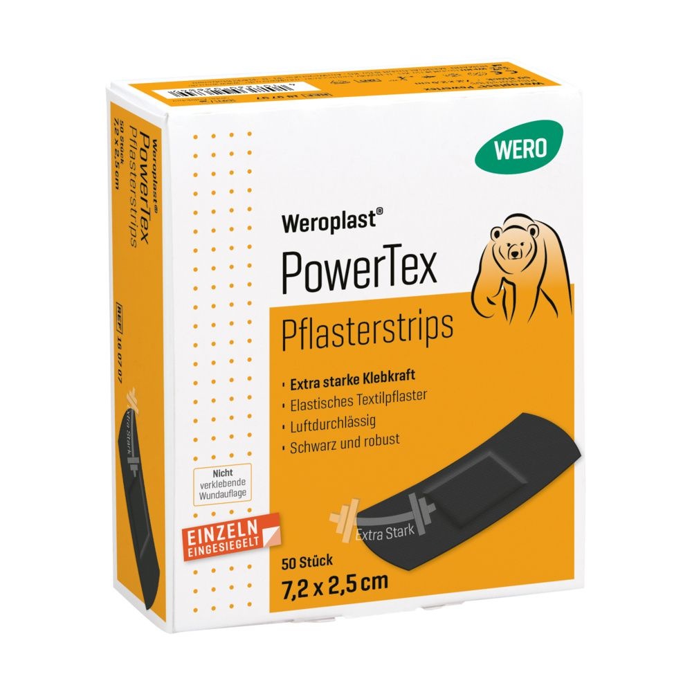 Wero PowerTex pleisters ET - 25 x 72 mm (50 stuks)