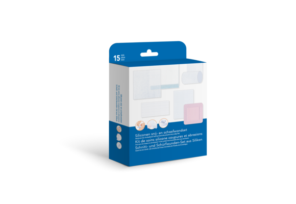 Heka Siliconen snij- en schaafwonden set