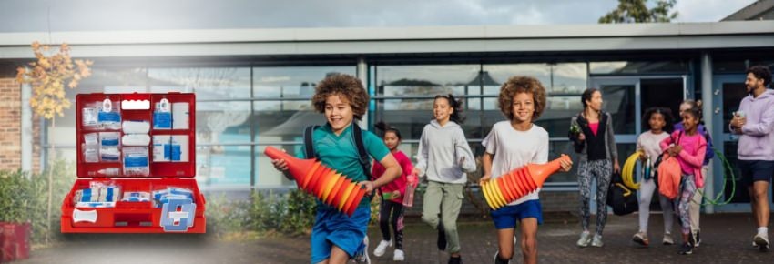 Is de EHBO-koffer op uw school nog up-to-date? Controleer het nu en begin voorbereid aan het nieuwe schooljaar