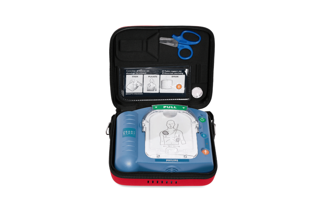Philips Heartstart HS1 AED + Draagtas
