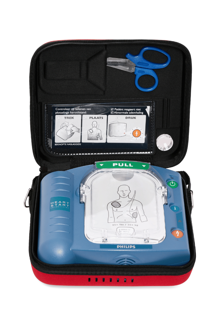 Philips Heartstart HS1 AED + Draagtas