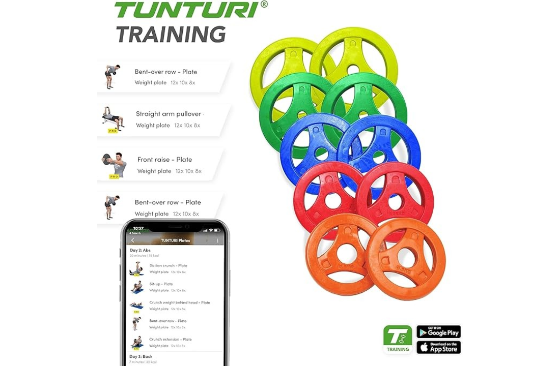 Tunturi Aerobic halterschijven (30mm)