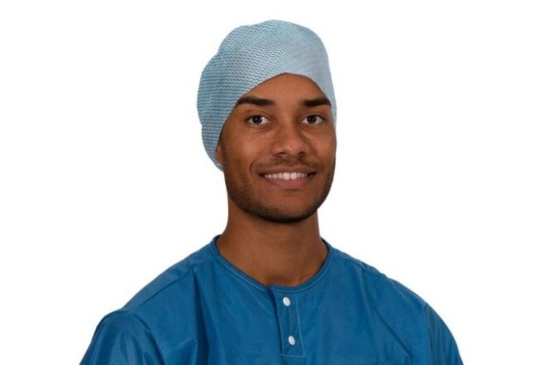 Embra Operatiemuts Kolumbus viscose Blauw  Universeel(100 stuks)