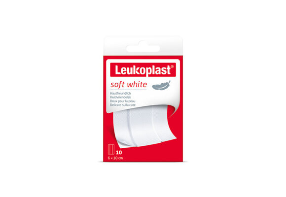 Leukoplast Soft White - 6 x 10 cm  (10 strips)