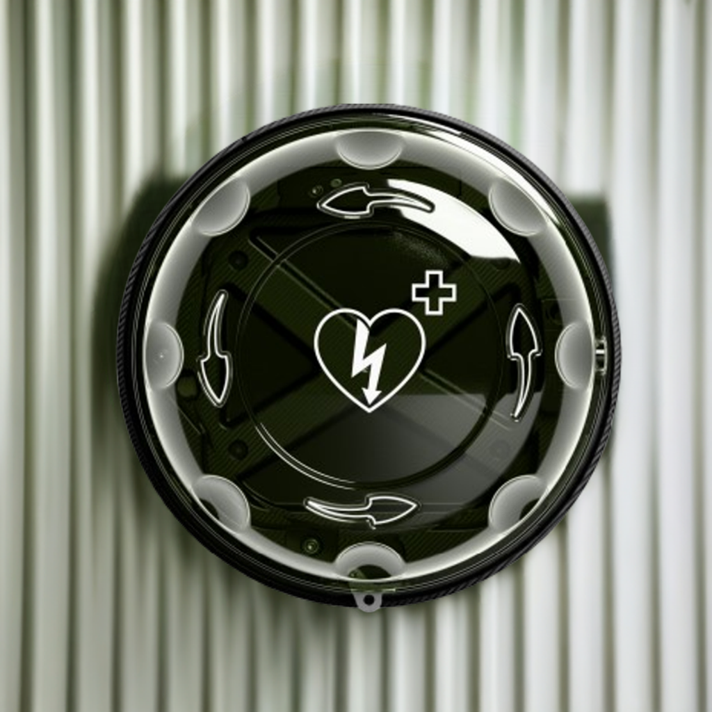 Rotaid AED wandkast solid plus heat