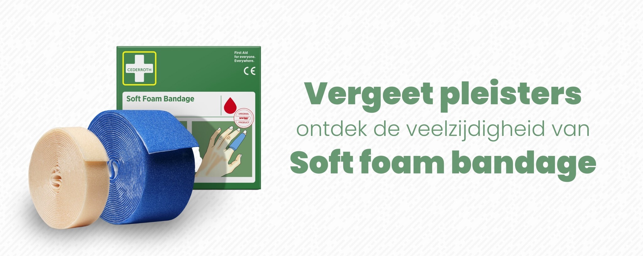 Vergeet pleisters: ontdek de veelzijdigheid van soft foam bandage