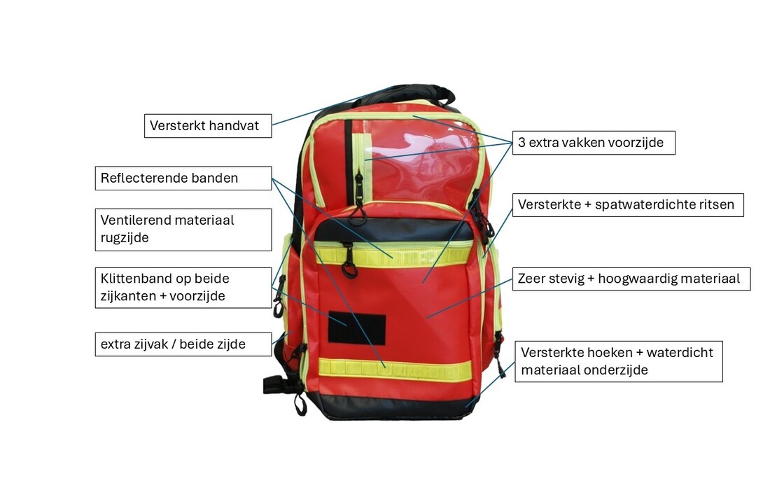 Catobag EHBO rugzak (diverse kleuren - leeg)