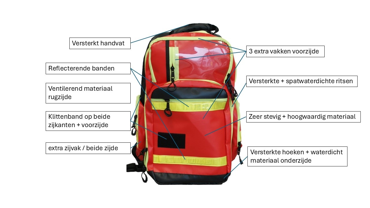 Catobag EHBO rugzak (diverse kleuren - leeg)