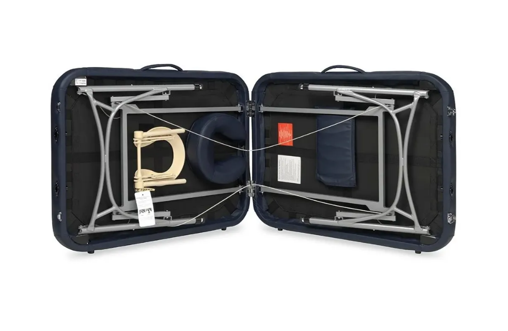 Opklapbare Massagebank - 2-Delig - Zwart