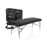 Opklapbare Massagebank - 2-Delig - Zwart