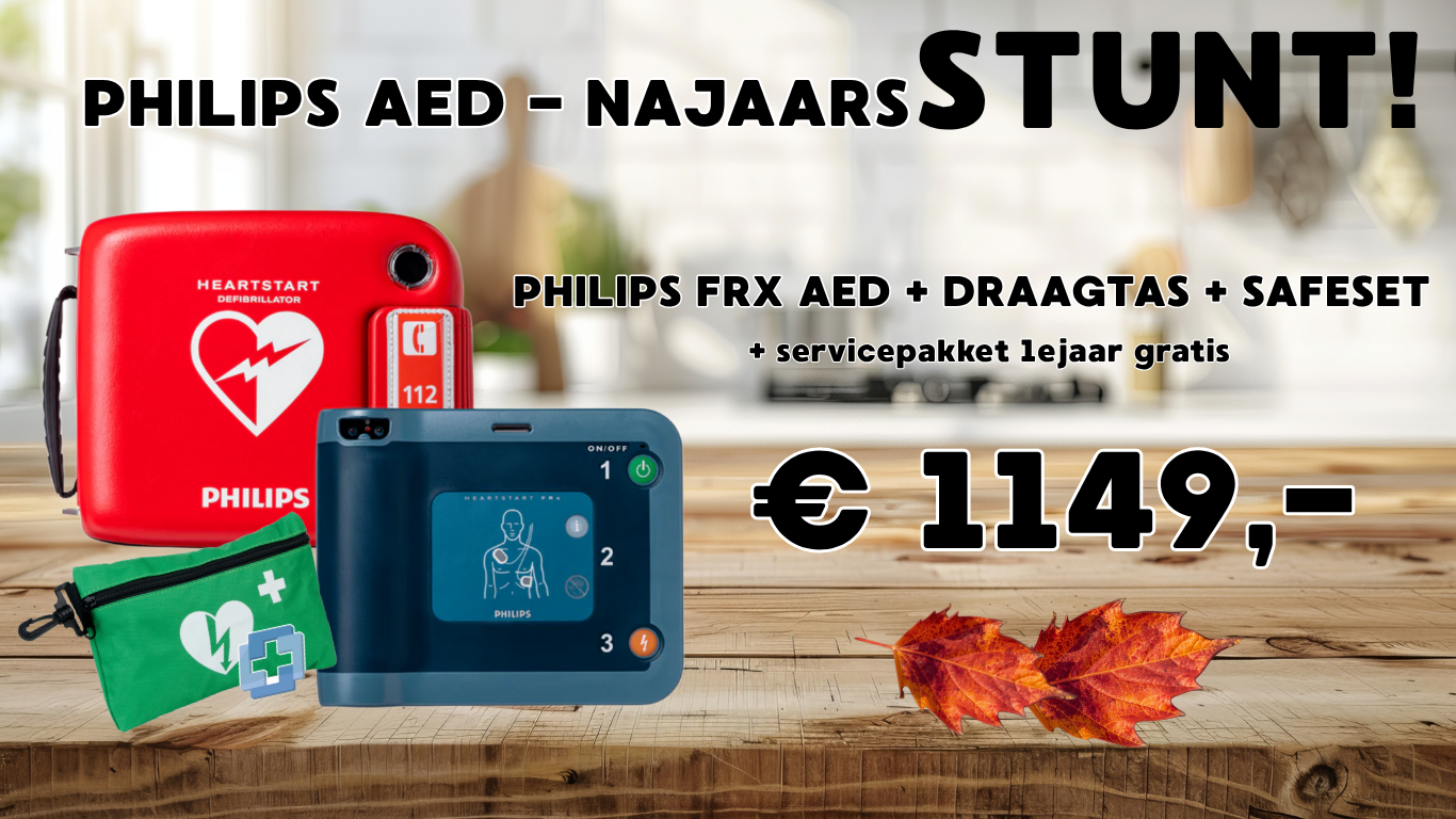 Philips Heartstart FRX AED + Draagtas