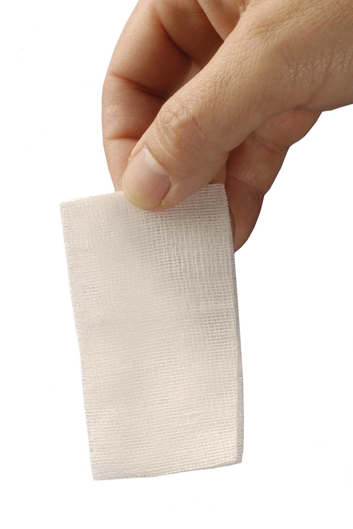 HEKA pres hydrophiler Mullverband - 5 x 5 cm unsteril 12 Lagen (100 Stück) - Copy