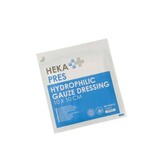 HEKA pres hydrofiel gaaskompres - 10 x 10 cm -steriel -8 lagen
