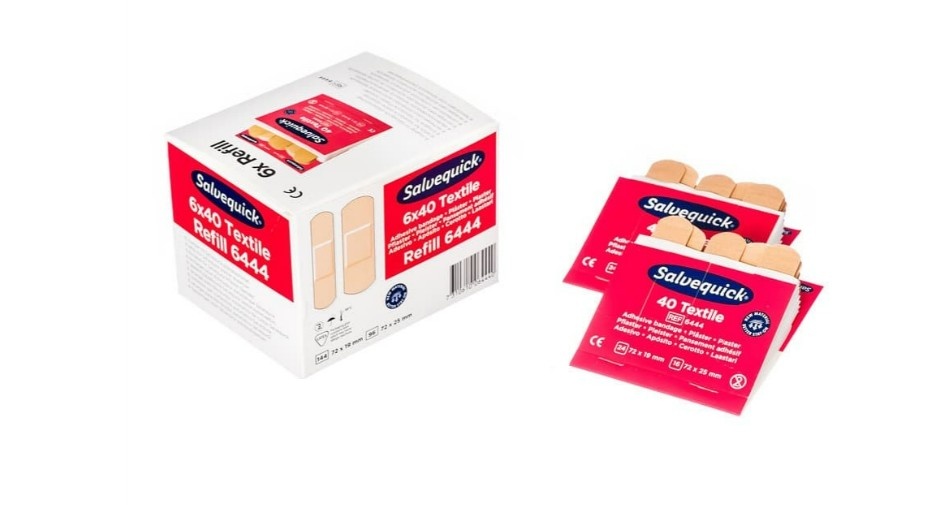 Salvequick Pleister Voordeelbundel – Kunststof + Textiel