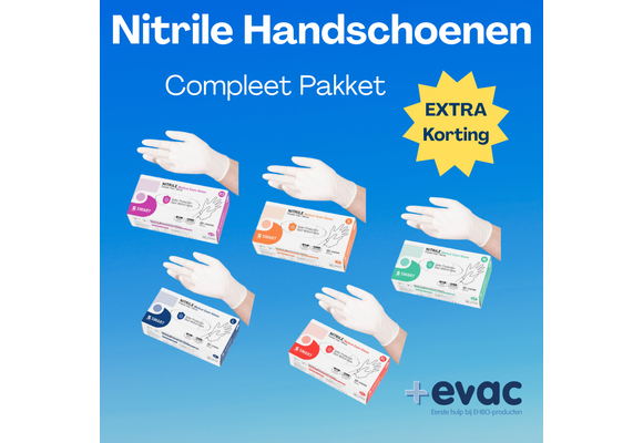 Nitrilhandschuh Selefa weißes Pulver frei (200 Stück) - Copy