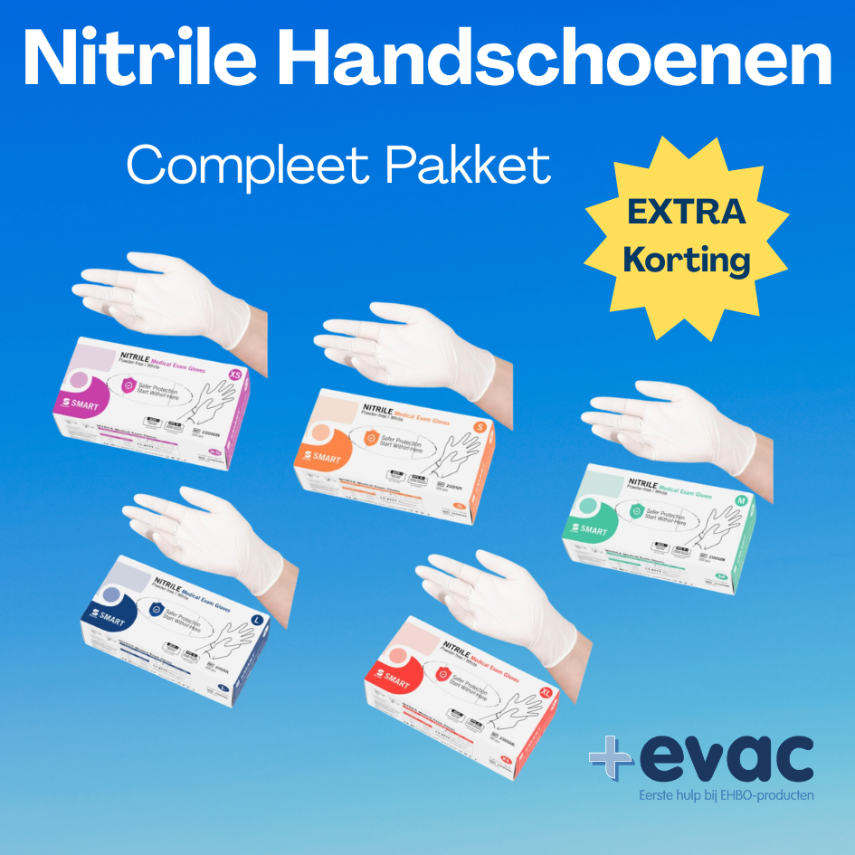 Nitrilhandschuh Selefa weißes Pulver frei (200 Stück) - Copy