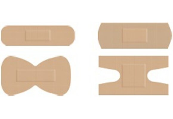 Protectaplast Elastic huidskleurige pleisters textiel assorti (100 stuks)