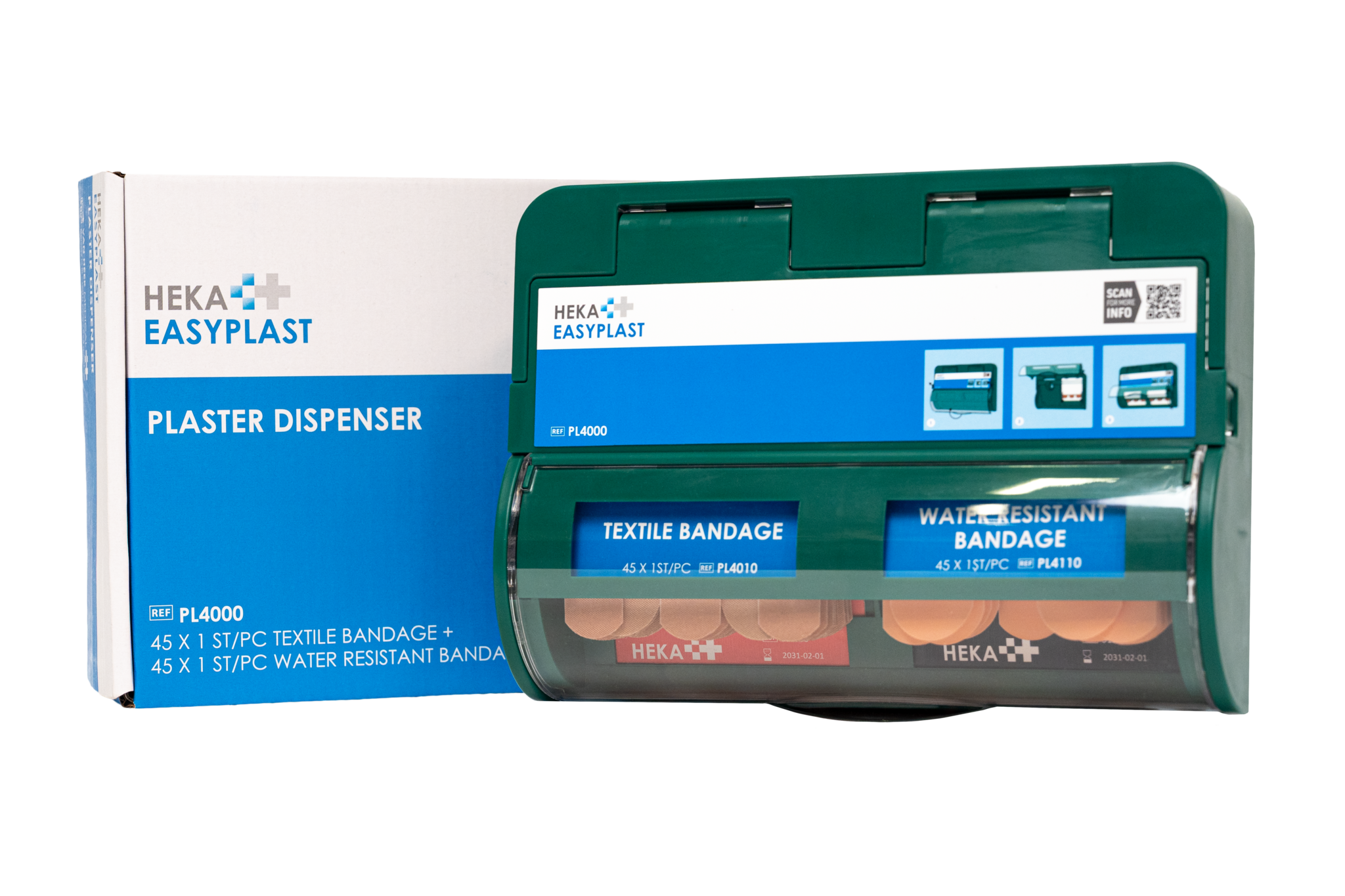 HEKA Easyplast dispenser  (incl vulling)