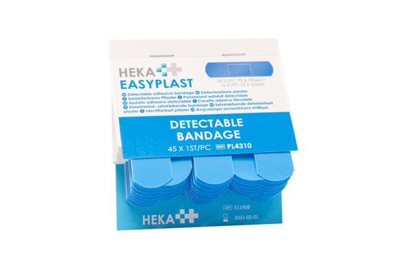HEKA Easyplast navulling detectable  (6x45 stuks)