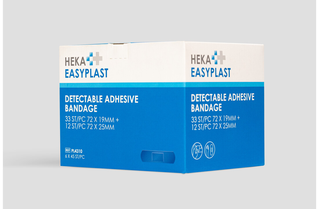 HEKA Easyplast navulling detectable (6x45 stuks)