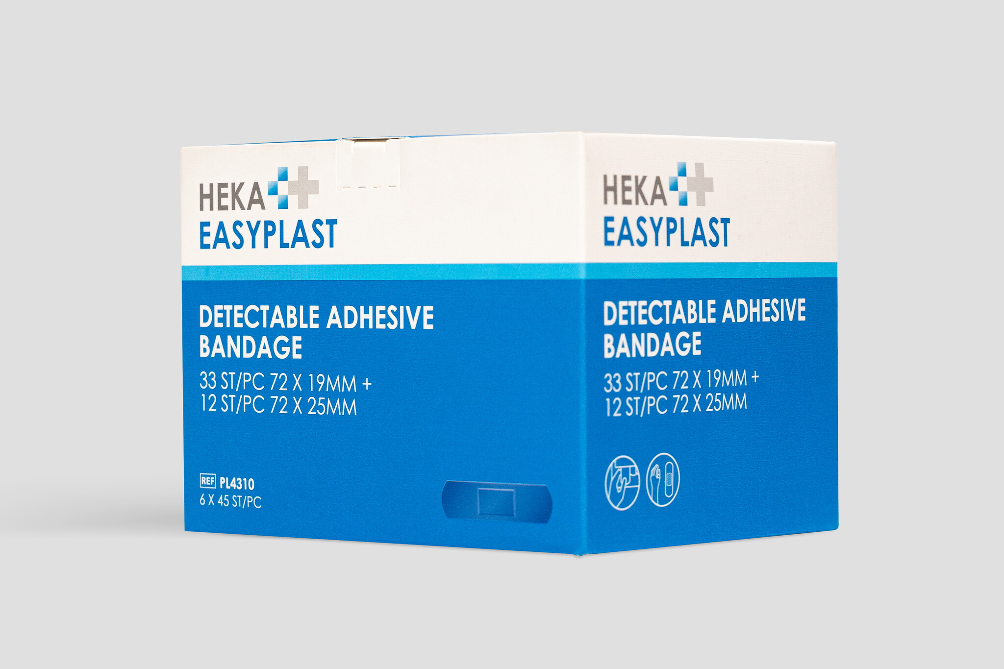 HEKA Easyplast navulling detectable (6x45 stuks)