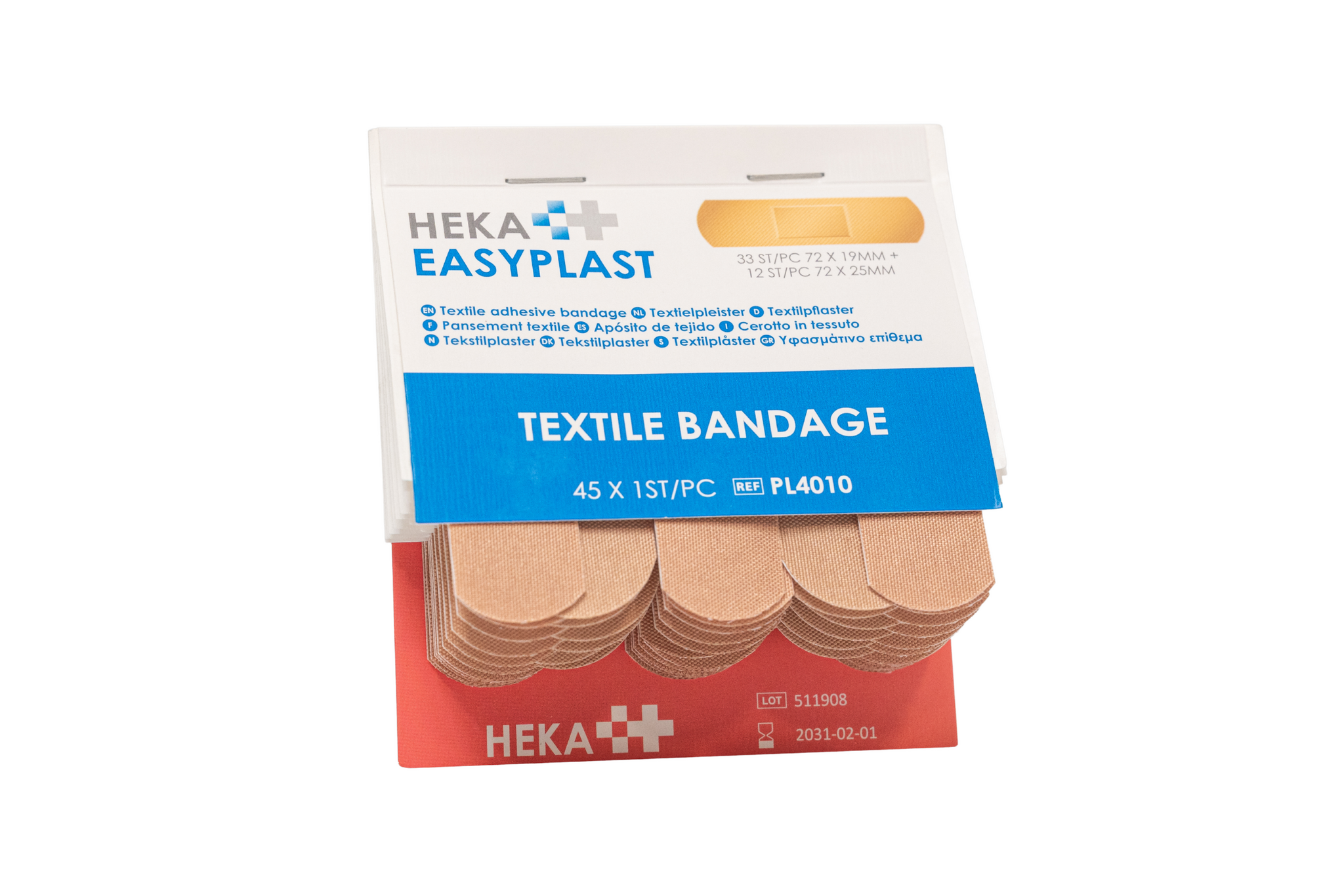HEKA Easyplast navulling textiel (6x45 stuks)