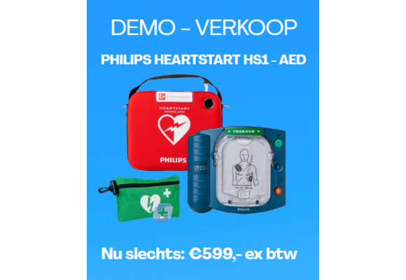 DEMO - Philips Heartstart HS1 AED + Philips Draagtas