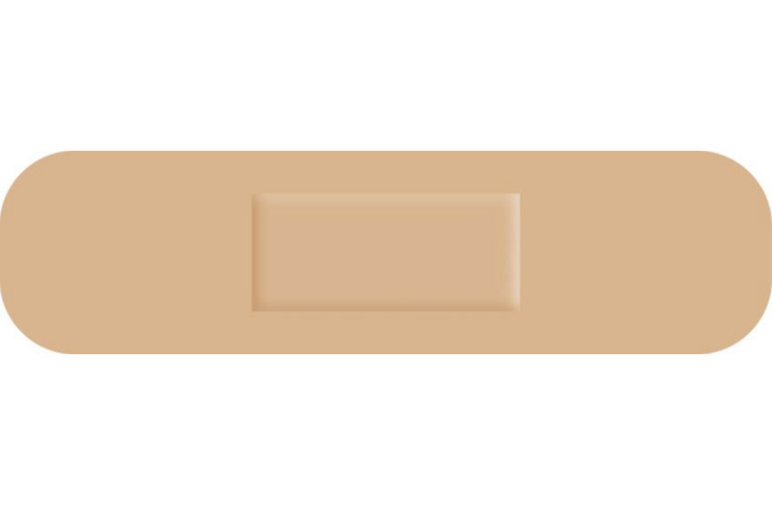 Protectaplast Universal hautfarbene PE-Pflaster 19 x 72 mm (100 Stück)