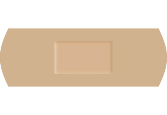 Protectaplast Universal hautfarbene PE-Pflaster 25 x 72 mm (100 Stück)