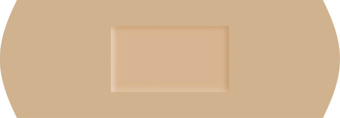 Protectaplast Universal hautfarbene PE-Pflaster 25 x 72 mm (100 Stück)