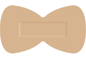 Protectaplast Elastic huidskleurige pleisters textiel 68 x 38 mm (Vlinder) (50 stuks)
