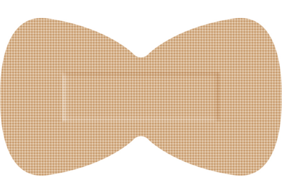 Protectaplast Elastic huidskleurige pleisters textiel 68 x 38 mm (Vlinder) (50 stuks)
