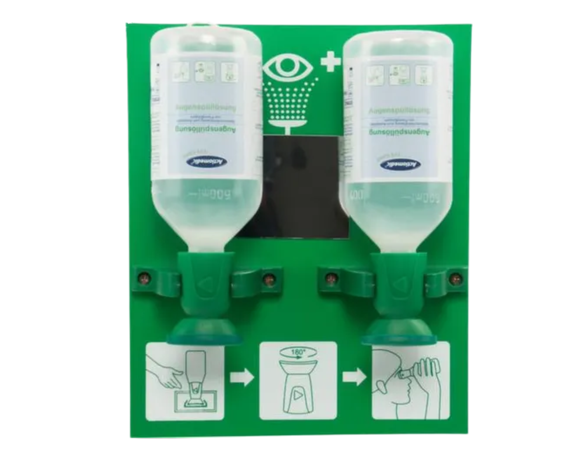 Actiomedic oogspoelstation double (incl. 2 x 500ml)