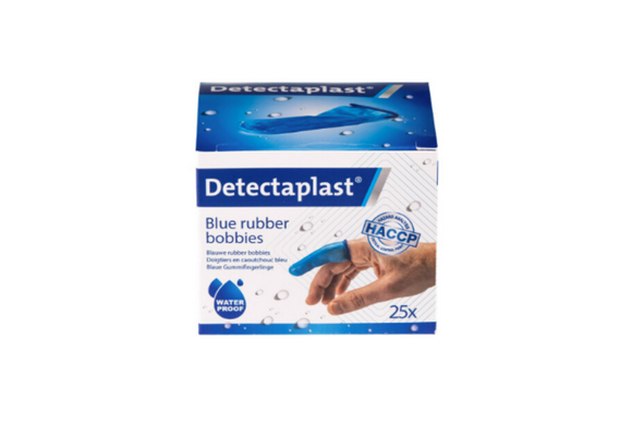 Detectaplast blauwe vingerling rubber (50 stuks)