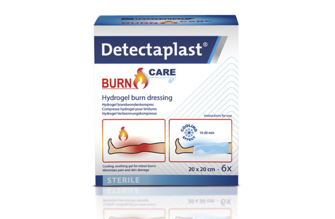 Burn Care Hydrogel Verbrennungskompresse 20x20cm (6 stück)
