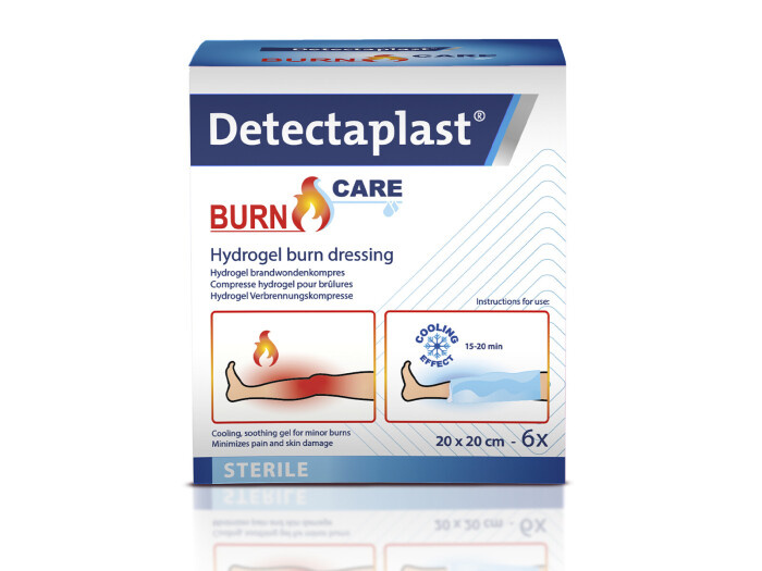 Burn Care Hydrogel Verbrennungskompresse 20x20cm (6 stück)