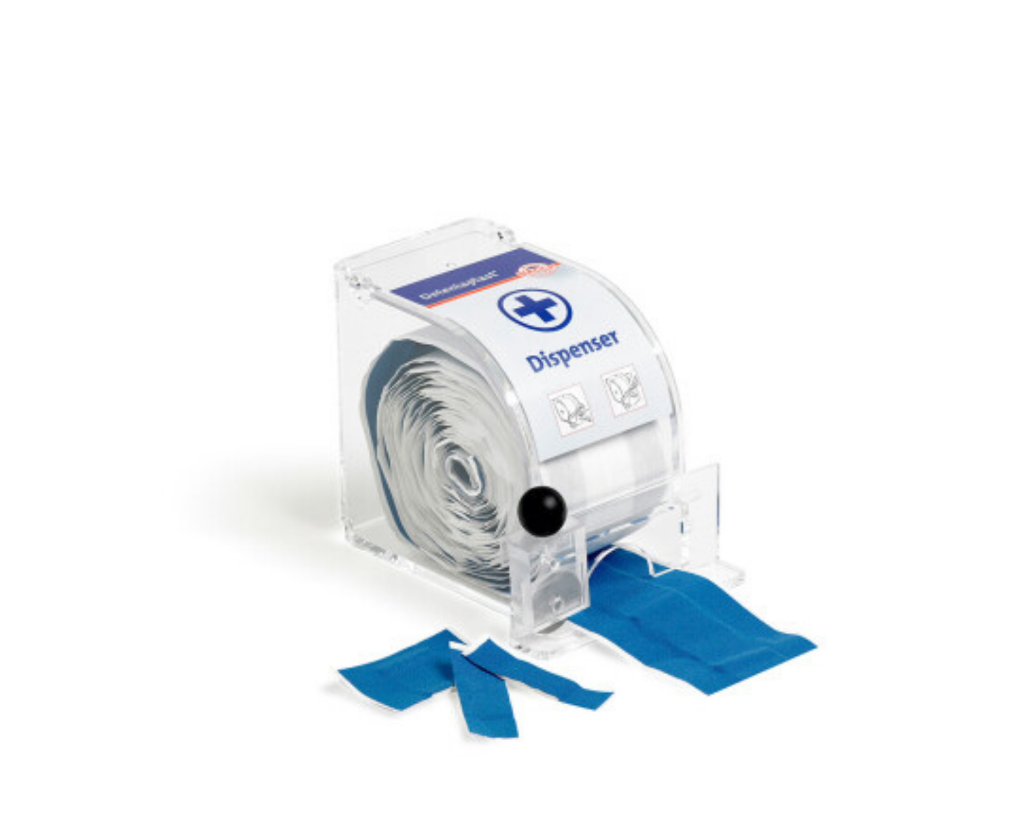Detectaplast Abroller 6cm x 5m mit Schneidrad - inklusive Rolle Detectaplast Universal