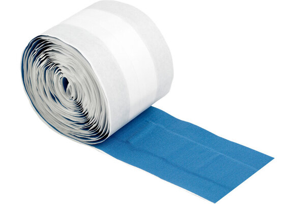 Detectaplast Elastic blauwe textiel pleister, op rol, 6 cm x 5 m