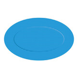 Detectaplast Premium blauwe hydrogel brandwonden pleister 43x68 mm (10 stuks)