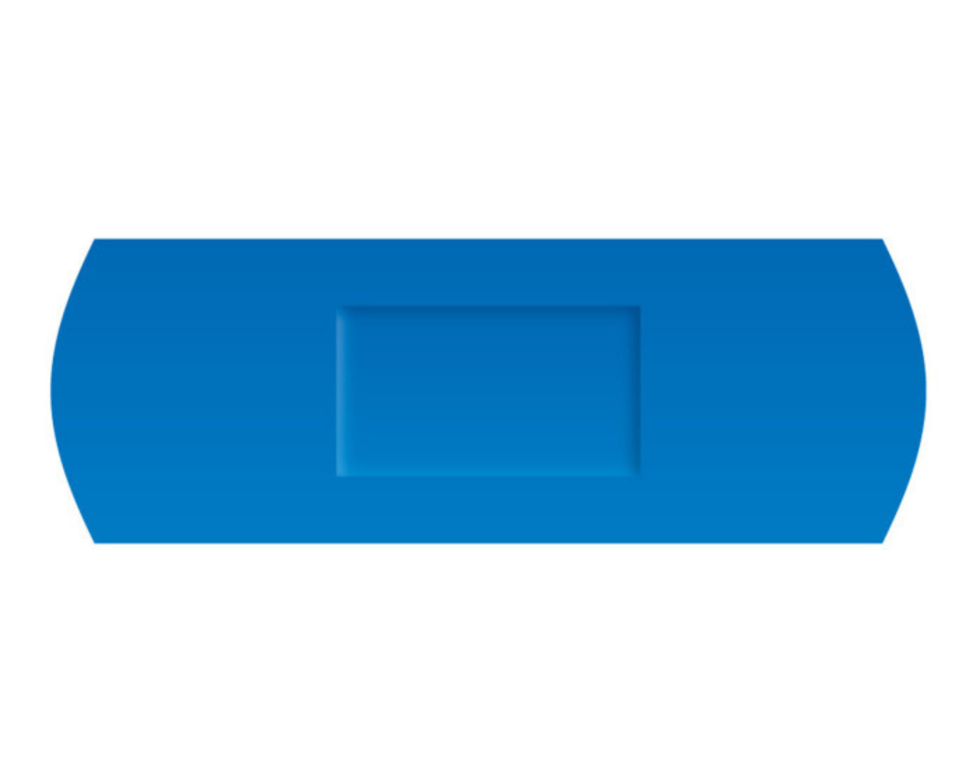 Detectaplast Universal blaues PE-Pflaster, wasserfest, 25 x 72 mm (100 Stück)
