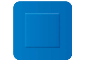 Detectaplast Universal blauwe PE pleisters, waterbestendig, 38 x 38 mm (100 stuks)