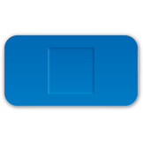 Detectaplast Universal blaues PE-Pflaster, wasserfest, 38 x 72 mm (50 Stück)