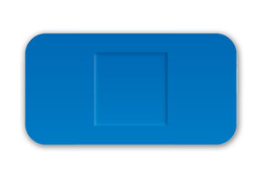 Detectaplast Universal blauwe PE pleisters, waterbestendig, 38 x 72 mm (50 stuks)