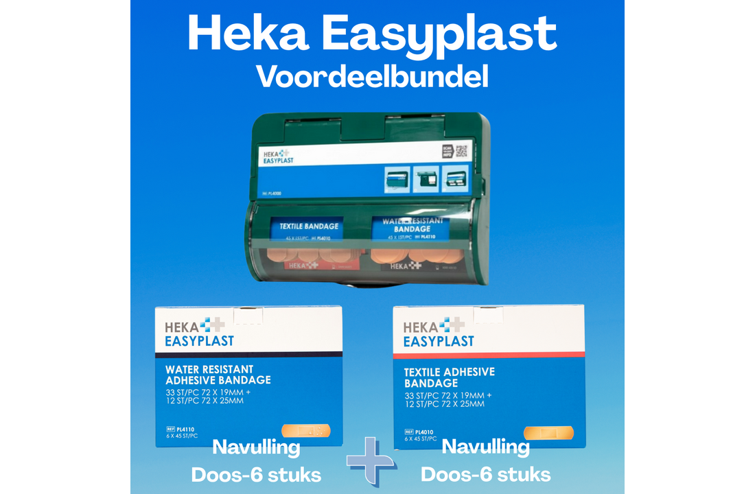 Heka Easyplast Voordeelbundel (dispenser + 12 navullingen)