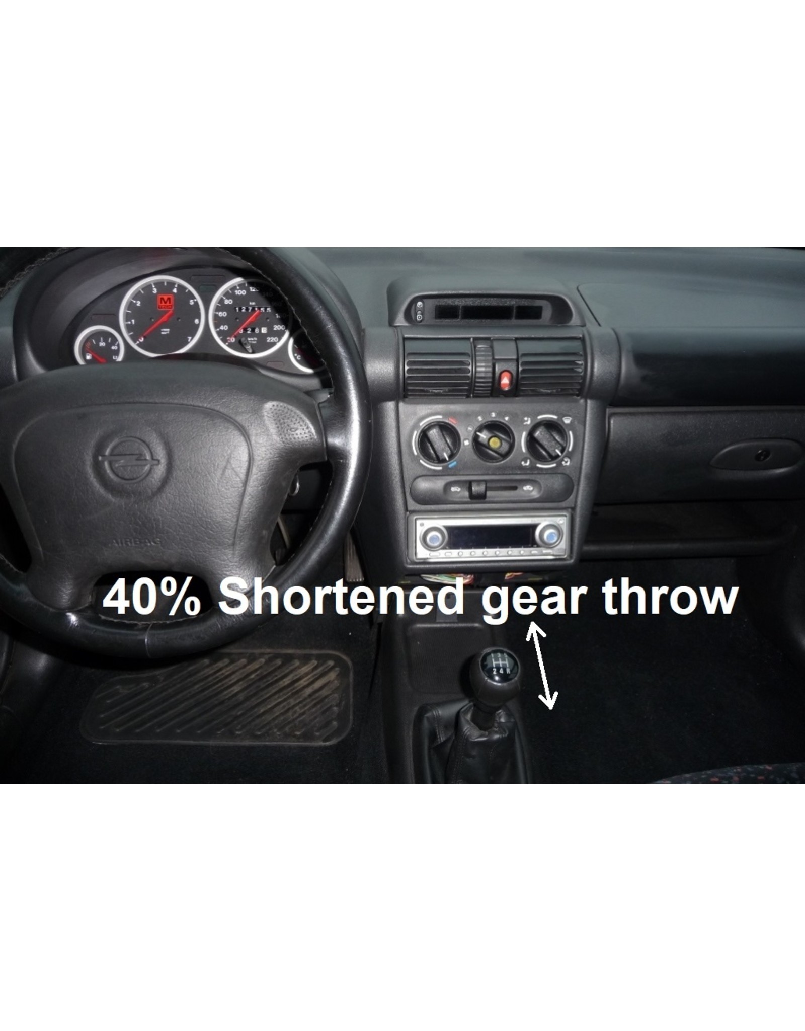 4H-TECH 4H-TECH Short shifter type D-Shift for Opel and Vauxhall Corsa-B and Tigra-A