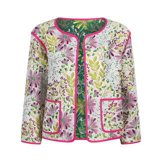 Ydence jacket yasmin fuschia/green