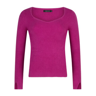 Ydence knitted top chiara purple