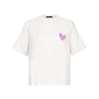 Ydence t-shirt hey babe off white