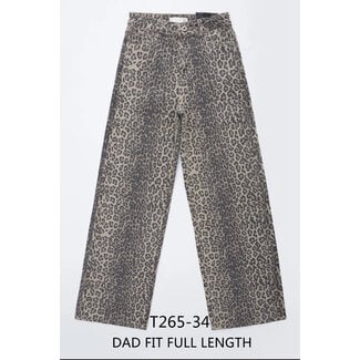 Gavi Leopard jeans extra long