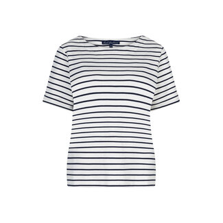 Red Button terry stripe sleeve dark blue